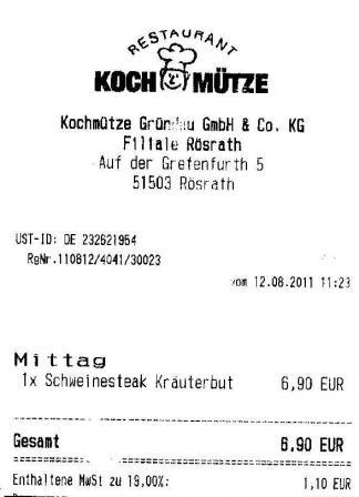 avte Hffner Kochmtze Restaurant